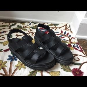 Chunky Dr. Martens Platform Sandals